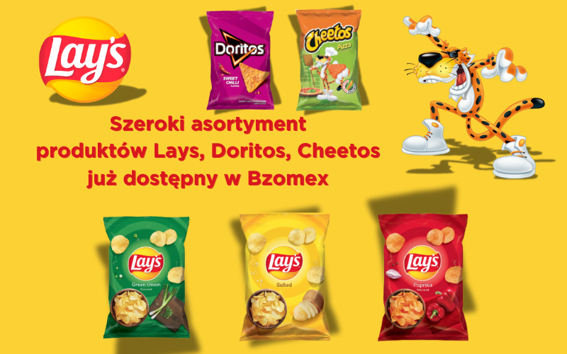 Frito Lays snacks now available at Bzomex!